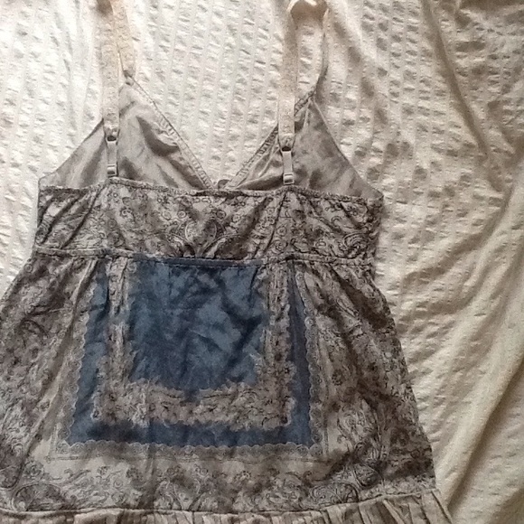 😍Lucky cotton Boho silk blend cami top - Picture 2 of 4